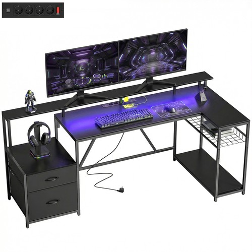 Homcom scrivania gaming - homcom,