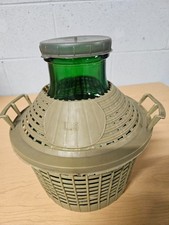 Damigiana in vetro da 5 L.con bocca larga–ideale per conservare o da arredamento