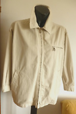 GIACCA UOMO  STEFANEL  IN COTONE  BEIGE TAGLIA L