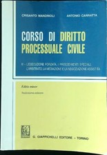 CORSO DI DIRITTO PROCESSUALE