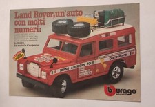 Inserto pubblicità ritaglio 1983  Land Rover con molti numeri Aziza Burago 