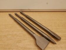 3 X DEWALT SDS PLUS SCALPELLI A PUNTO 20MM & 40MM PIATTI