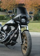 BURLY CUPOLINO PARABREZZA UNIVERSALE MOTO CUSTOM HARLEY DAVIDSON DYNA SPORTSTER