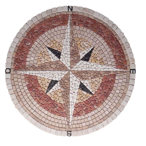 Rosa dei venti con punti - venti,