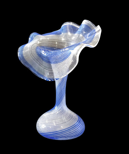 Murano glass vase dino - by,