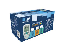 Multicare In - Kit Misuratore Colesterolo, Glicemia, Trigliceridi