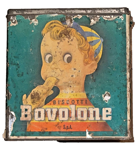 Scatola latta biscotti - latta,