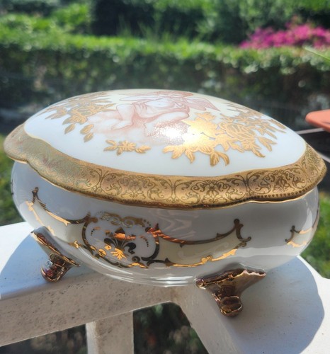 Scatola vintage porcellana - scatola,