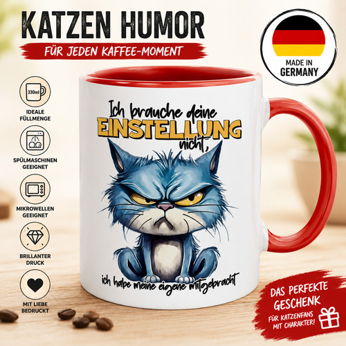 Tazza gatto frase bisogno - ho,