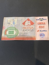 Piacenza-Juventus 1999/00 biglietto/ticket calcio (Roma,Juventus,napoli,milan)