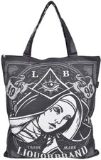 Borsa shopping tatuaggio marca liquore NUN BORSA oldschool Rockabilly