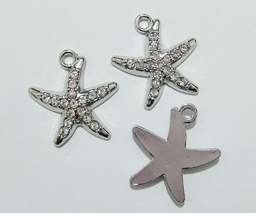 2pz charms ciondoli - , stella