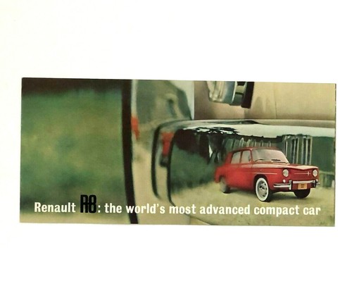 Brochure renault 1963 - r-8,