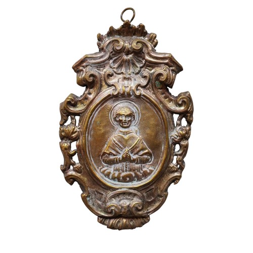 Antica placca religiosa - antica,