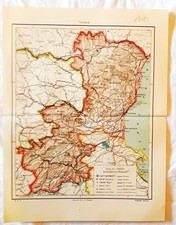 15131 MAPPA  CATANIA  D. F. VALLARDI EDITORE  vedi modello personalizzato