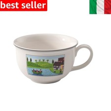 Villeroy & Boch Charm & Breakfast Design Naif Tazza da Caffellatte, 500 ml, A...