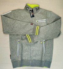 6591 ADMIRAL UOMO FELPA INVERNALE GIACCA GIACCHETTO FELPATO ZIP TASCHE FRONTALI