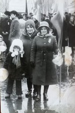 Foto epoca due donne - due, e