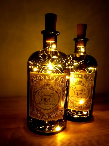 Monkey gin bottle - gin,