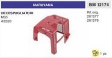 261377 CARTER plastica CUFFIA MOTORE DECESPUGLIATORE MARUYAMA M35 AE320