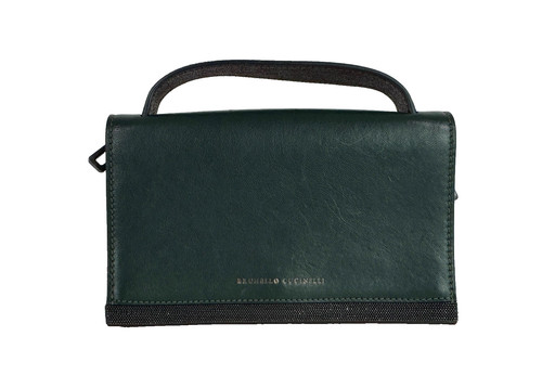 Borsa brunello cucinelli verde - borsa,