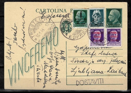 Italia 1944 trieste - italia,