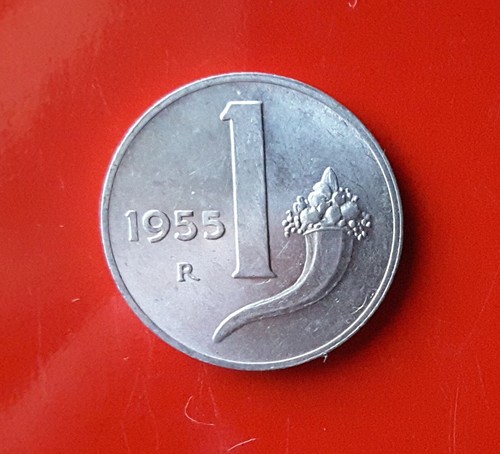 Lira 1955 errore mezzaluna - 1955,