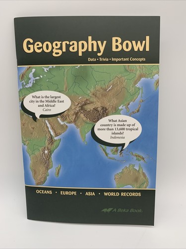 Abeka bowl geography - abeka, data