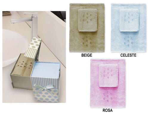 Coppia asciugamani set 1+1