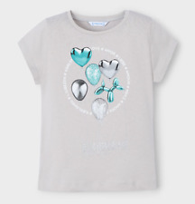 T-shirt Mayoral Girls stampa fantasia 3014 Better Cotton nuova taglia 116/6 Y