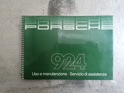 Porsche 924 libretto - 924, libro