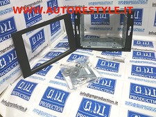 Mascherina KIT 2 DIN FORD FOCUS C-MAX FIESTA FUSION KUGA MONITOR 6,5" no bordi