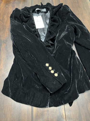 Giacca zara nera - nera, in