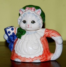 Teiera a forma di Gatto • Decorativa Porcellana • Heritage Mint • Vintage