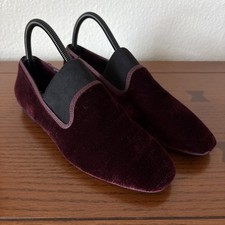 ZARA Women's Velvet Burgundy