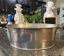 Secchiello per ghiaccio vino o champagne vintage Pottery Barn XL refrigeratore