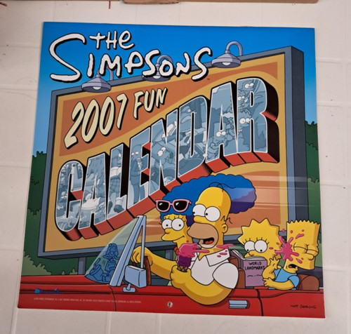 Calendario the simpson 2007 - simpson,