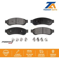 Rear semi metallic brake pads - rear, semi-metallic