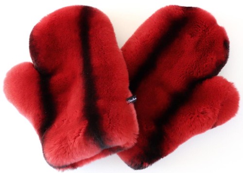 Pelliccia guanti pelo muffole - pelliccia,