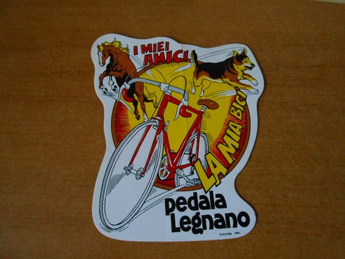 Adesivo sticker pedala legnano - adesivo, sticker-pedala