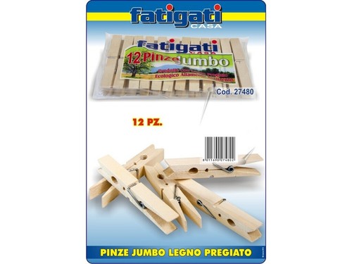Mollette fatigati legno - mollette,