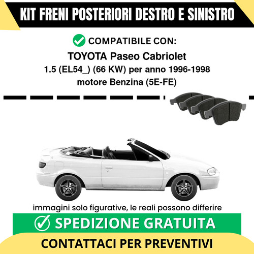 Pastiglie freno posteriori - pastiglie,