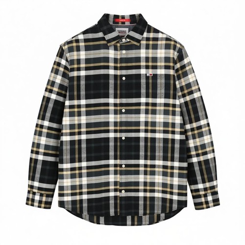 Tommy jeans camicia uomo - jeans,