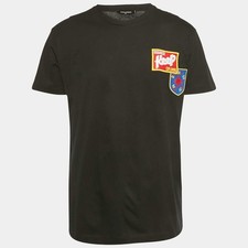 Maglia ricamata Dsquared2 nera
