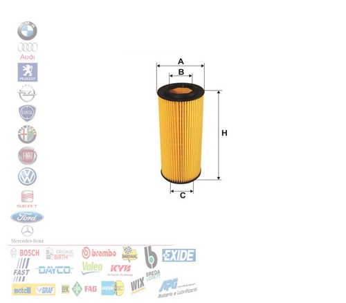 Filtro olio bmw - 3, e46