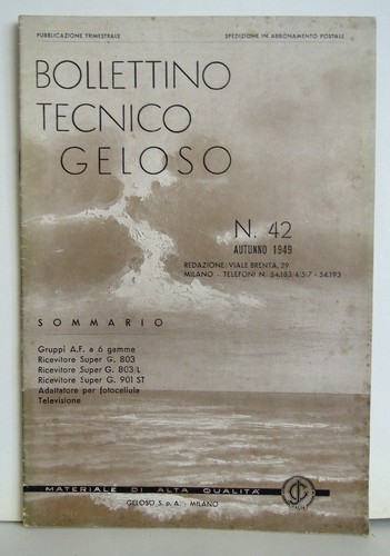 Btg bollettino tecnico - -,