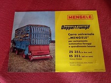 LADEWAGEN MENGELE RIMORCHI CARRI AGRICOLI UNIVERSALI LETAME brochure 