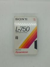 SONY DYNAMICRON L-750 cassetta PAL BETAMAX SIGILLATA NEW 195 minuti