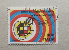 Francobolli Italia 1990 - Coppa Mondo Calcio - Spagna - Usato