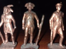 Soldatini In Ferro-nr. 6--soldati americanie Indiani d'America Periodo 1750/1800